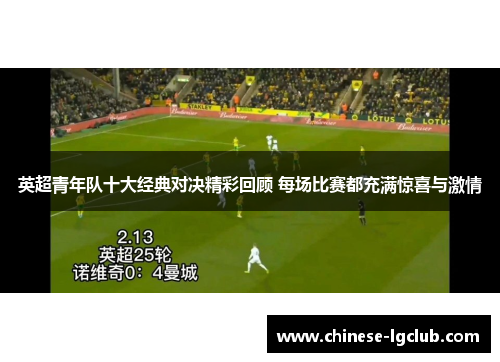英超青年队十大经典对决精彩回顾 每场比赛都充满惊喜与激情 英超青年队十大经典对决精彩回顾 每场比赛都充满惊喜与激情